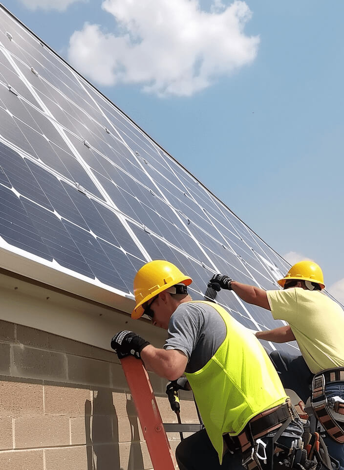 Panneaux solaires pas cher avec raccordement